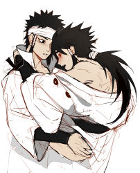 Rule 34 | 2boys, anal, ass, black hair, bottomless, brothers, cum, cumdrip, gusam, highres, incest, male focus, male penetrated, multiple boys, naruto, naruto (series), ootsutsuki asura, ootsutsuki indra, sex, siblings, tagme, wince, yaoi