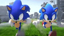 Rule 34 | 3d, animated, animated gif, classic sonic, lowres, running, sega, sonic (series), sonic generations, sonic the hedgehog, tagme