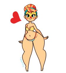 Rule 34 | 1girl, arms (game), lola pop, nintendo, solo, tagme, wide hips