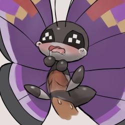 Rule 34 | 1girl, antennae, bestiality, black sclera, blush, butterfly wings, colored sclera, creatures (company), disembodied penis, drooling, erection, game freak, gen 6 pokemon, grey background, hands up, hetero, highres, insect wings, monster, nintendo, no humans, open mouth, penis, pokemon, pokemon (creature), pokephilia, pussy, pussy juice, saliva, sex, simple background, solo, spread legs, tears, tongue, uncensored, unusual pupils, vaginal, vivillion, vivillon, white eyes, wings, x-ray, youjo modoki