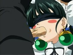 Rule 34 | animated, animated gif, black hair, blindfold, chignon, chineese, earrings, fellatio, irrumatio, jewelry, licking, licking penis, oral, penis, tongue, uncensored, v.g. neo, variable geo, variable geo neo, yui jing ru