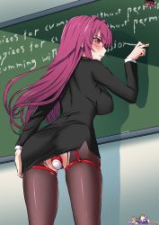 Rule 34 | 1girl, absurdres, artist name, ass, azur lane, bdsm, blush, bondage, bound, breasts, chalk, chalkboard, character watermark, chastity belt, classroom, clothes pull, commission, creatures (company), dab (dance), dildo, discreet vibrator, english text, eudetenis, exhibitionism, fate/grand order, fate (series), female masturbation, formal, frown, fujimaru ritsuka (female), game freak, gen 7 pokemon, girls&#039; frontline, gisoukousoku, glasses, haunted astolfo bean plush, highres, idolmaster, idw (girls&#039; frontline), indoors, kantai collection, large breasts, long hair, masturbation, mutsu (kancolle), mutsu (kantai collection), mutsu (snail), nelson (kancolle), nelson (snail), nintendo, object insertion, pantyhose, pencil skirt, pokemon, pokemon (creature), public indecency, purple eyes, purple hair, pussy juice, pyukumuku, san diego (azur lane), scathach (fate), sex toy, skirt, skirt pull, skirt suit, smol nozomi, solo focus, standing, stealth masturbation, suit, sweat, takanya, teacher, tojo nozomi, torn clothes, torn legwear, vaginal, vaginal object insertion, writing