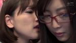 Rule 34 | 2girls, animated, asian, drooling, dutch angle, eye contact, female focus, french kiss, glasses, indoors, japanese (nationality), kiss, lips, looking at another, multiple girls, open mouth, photo (medium), real life, red-framed eyewear, saliva, saliva trail, sound, tongue, tongue out, video, yuri