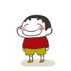 Rule 34 | 1boy, crayon shin-chan, eyebrows, flat color, happy, male focus, nohara shinnosuke, red shirt, shirt, shorts, simple background, smile, solo, white background, yellow shorts, yuuumm55