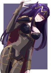 Rule 34 | 1girl, absurdres, black hair, breasts, fire emblem, highres, large breasts, nintendo, smile, solo, tharja (fire emblem), to (tototo tk)