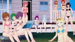 Rule 34 | 3d, 6+girls, animated, animated gif, barefoot, beach, beach chair, beach house, bernadetta von varley, bikini, black bikini, black eyes, black hair, blonde hair, blue bikini, blue eyes, blue hair, blush, book, breasts, brown hair, celica (fire emblem), completely nude, covered navel, female focus, fire emblem, fire emblem: mystery of the emblem, fire emblem: path of radiance, fire emblem: the blazing blade, fire emblem: the sacred stones, fire emblem: three houses, fire emblem awakening, fire emblem echoes: shadows of valentia, fire emblem fates, fire emblem heroes, fjorm (fire emblem), grabbing, grabbing another&#039;s breast, green hair, hairband, jollyoldsoldier, koikatsu (medium), large breasts, long hair, lute (fire emblem), medium breasts, medium hair, minerva (fire emblem), mist (fire emblem), morgan (female) (fire emblem), morgan (fire emblem), multiple girls, navel, ninian, ninian (fire emblem), nino (fire emblem), nintendo, nipples, nude, on chair, on ground, one-piece swimsuit, one eye closed, pink bikini, pink eyes, pink hair, purple bikini, purple eyes, purple hair, pussy, reading, reading, red bikini, red eyes, red hair, sakura (fire emblem), see-through, see-through shirt, short hair, sitting, sitting on stairs, small breasts, smile, stairs, standing, swimsuit, tiara, undressing, white bikini, wink, worried