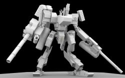 Rule 34 | 3d, armored core, from software, grenade cannon, highres, mecha, no humans, robot, rocket launcher, weapon