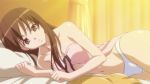 Rule 34 | 10s, 1girl, aki sora, animated, anime screenshot, aoi aki, ass, barefoot, bed, bouncing breasts, breasts, brown hair, computer, female focus, highres, laptop, large breasts, legs, panties, solo, sound, talking, underwear, video