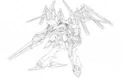 Rule 34 | armored core, armored core 4, ecm maker, from software, highres, laser cannon, mecha, monochrome, robot