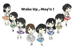 Rule 34 | 6+girls, aoyama yoshino, eino airi, highres, may&#039;n, multiple girls, okuno kaya, seiyu, takagi miyu, tanaka minami, wake up girls!, yamashita nanami, yoshioka mayu