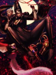 Rule 34 | 2girls, adjusting eyewear, amulet, ankle gun, bayonetta, bayonetta (series), beehive hairdo, bellhenge, black hair, blue eyes, bodysuit, breasts, candy, cleavage, cleavage cutout, clothing cutout, earrings, food, full body, full moon, glasses, hair ribbon, hand on another&#039;s chin, highres, jeanne (bayonetta), jewelry, large breasts, light smile, lips, lipstick, lollipop, long hair, long legs, makeup, md5 mismatch, mole, mole under mouth, moon, multiple girls, nose, red-framed eyewear, resized, resolution mismatch, ribbon, short hair, source smaller, spread legs, upscaled, white hair