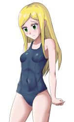 Rule 34 | 1girl, absurdres, blonde hair, digimon, digimon frontier, female focus, highres, long hair, one-piece swimsuit, orimoto izumi, solo, swimsuit, toei animation