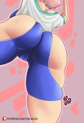Rule 34 | 1girl, ass, from below, highres, manon legrand, pink hair, solo, street fighter, street fighter 6, tom wlod