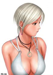 Rule 34 | breasts, cleavage, earrings, jewelry, necklace, ryu (ryu&#039;s form site), short hair, tagme, upper body