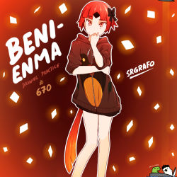 Rule 34 | 1girl, benienma (fate), bow, english text, fate/grand order, fate (series), hair bow, red eyes, red hair, srgrafo
