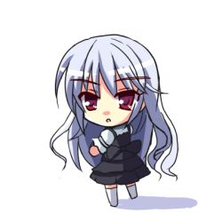 Rule 34 | artist request, chibi, grisaia (series), kazami kazuki, looking at viewer, looking back, lowres, source request, tagme