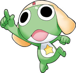 Rule 34 | frog, hat, jumping, keroro, keroro gunsou, lowres, star (symbol), white background, yoshizaki mine