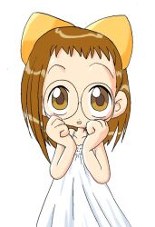 Rule 34 | 1girl, brown eyes, brown hair, fujiwara hazuki, glasses, ojamajo doremi