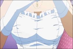 Rule 34 | 10s, 1girl, animated, animated gif, bouncing breasts, breasts, chiyo (swing out sisters), cleavage, dress, huge breasts, long hair, nipples, solo, swing out sisters, undressing, wedding dress
