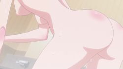 Rule 34 | 1boy, 3girls, @ @, animated, anime screenshot, ass, bathing, blush, breasts, close-up, convenient censoring, convenient head, frey (megami-ryou no ryoubo-kun), full-face blush, hanging breasts, highres, hozumi serene, large breasts, looking at penis, medium breasts, megami-ryou no ryoubo-kun, multiple girls, nagumo koushi, navel, nipples, nude, pointing, screencap, senshou kiriya, small breasts, sound, video, walk-in