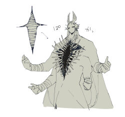 1boy arthropod_boy commentary_request cowboy_shot extra_arms highres insect_wings male_focus monster_boy moth_antennae moth_boy moth_wings natsu_(rodysanp) original short_hair simple_background solo translation_request white_background wings