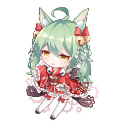 Rule 34 | 1girl, :3, :d, ahoge, akashi (akashi&#039;s in the red nya!) (azur lane), akashi (azur lane), animal ears, azur lane, bad id, bad pixiv id, bell, blush, bow, braid, brown eyes, cat ears, chibi, commentary request, eminya 27, frilled sleeves, frills, gears, green hair, hair bell, hair between eyes, hair bow, hair ornament, hands up, highres, japanese clothes, jingle bell, kimono, long hair, long sleeves, looking at viewer, obi, open mouth, red bow, red kimono, ribbon-trimmed legwear, ribbon trim, sash, screwdriver, shide, short kimono, signature, sleeves past fingers, sleeves past wrists, smile, solo, star (symbol), star in eye, striped clothes, striped kimono, symbol in eye, thighhighs, vertical-striped clothes, vertical-striped kimono, very long hair, white background, white thighhighs, wide sleeves, wrench