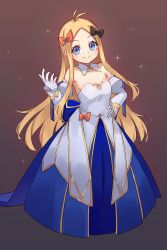 Rule 34 | 1girl, abigail williams (fate), archetype earth, arcueid brunestud, blonde hair, blue eyes, blush, breasts, detached collar, fate/grand order, fate (series), forehead, highres, long hair, looking at viewer, miya (miyaruta), parted bangs, small breasts