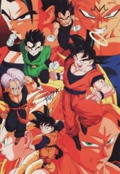 Rule 34 | 5boys, brothers, dragon ball, father and son, fighting stance, fusion, goten, gotenks, happy, majin vegeta, multiple boys, muscular, muscular male, official art, potential unleashed, saiyan, serious, siblings, smile, son gohan, son goku, super saiyan, super saiyan 2, super saiyan 3, tagme, transformation, trunks (dragon ball), ultimate gohan, vegeta
