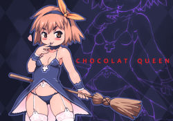 Rule 34 | 1girl, broom, chocolat queen, highres, original, solo, tagme, yu 3