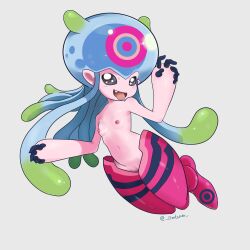 Rule 34 | absurdres, digimon, digimon (creature), highres, jellyfish girl, jellymon, monster girl, nude, tentacle hair, tentacles