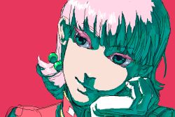 female_focus green_eyes gundam pink_hair sarah_zabiarov solo utaco zeta_gundam