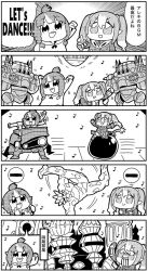 Rule 34 | 10s, 2girls, 5koma, bkub, bomb, comic, dancing, emphasis lines, english text, explosive, fictional persona, final fantasy, final fantasy xiv, gameplay mechanics, greyscale, lalafell, monochrome, multiple girls, musical note, quaver, scholar (final fantasy), translated, truth, warrior of light (ff14), white mage (final fantasy)