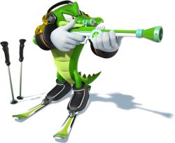Rule 34 | 1boy, 3d, full body, lowres, male focus, no humans, sega, solo, sonic (series), standing, tagme, transparent background, vector the crocodile