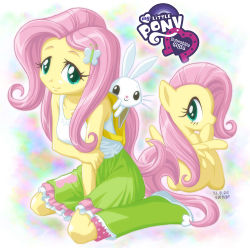 Rule 34 | 1girl, dual persona, fluttershy, my little pony, my little pony: equestria girls, my little pony: friendship is magic, personification, tagme, uotapo