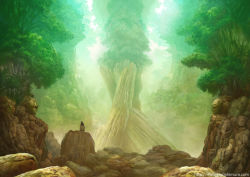 Rule 34 | forest, nature, original, scenery, yoshimura masato, fog, rock