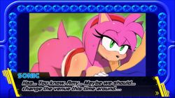 Rule 34 | 1boy, 1girl, amy rose, animated, ass, audible music, audible speech, chaos emerald, cum, cum in pussy, english audio, english text, furry, green eyes, highres, oral, sega, sonic (series), sonic (series), sonic the hedgehog, sound, vaginal, video, x-ray, yo vinyll
