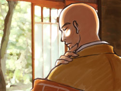 Rule 34 | 1boy, bald, brevel, chinese clothes, eyebrows, lei-fei, male focus, monk, solo, virtua fighter