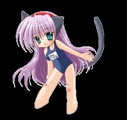 Rule 34 | 1girl, animal ears, animated, animated gif, cat ears, cat tail, chibi, full body, lowres, name tag, one-piece swimsuit, one eye closed, school swimsuit, solo, swimsuit, tail, tail wagging, transparent background, wink, winking (animated)