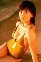 Rule 34 | harada mai, highres, mai sweet, one-piece swimsuit, photo (medium), swimsuit, tagme