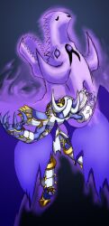 Rule 34 | absurdres, armor, digimon, digimon (creature), dragon, dynasmon, highres, red eyes, solo, wings
