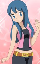 Rule 34 | 1girl, blue eyes, blue hair, creatures (company), dawn (pokemon), game freak, meiji (kurumierika), nintendo, pokemon, pokemon (anime), pokemon dppt (anime)