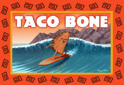 Rule 34 | food, food focus, ocean, rock, solo, surfboard, surfing, taco, water, waving, what