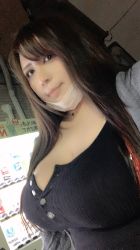 Rule 34 | 1girl, asian, breasts, brown hair, chouzuki maryou, highres, large breasts, lipstick, makeup, photo (medium), plump, solo