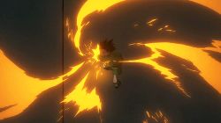 Rule 34 | 1boy, animated, animated gif, black hair, brown eyes, gon freecss, hunter x hunter, lowres, male focus, punching, solo, spiked hair