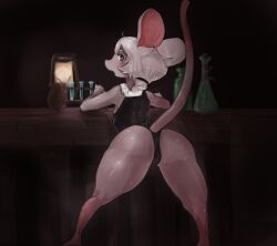 Rule 34 | 1girl, animal ears, artist request, ass, highres, mouse ears, mouse girl, mouse tail, tail