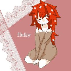 Rule 34 | 1girl, bad id, bad pixiv id, flaky (happy tree friends), happy tree friends, personification, tagme