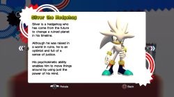 Rule 34 | character profile, silver the hedgehog, sonic generations, sonic (series), tagme