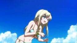Rule 34 | 10s, animated, animated gif, bikini, blonde hair, boku wa tomodachi ga sukunai, breasts, kashiwazaki sena, large breasts, swimsuit, water