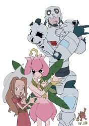 Rule 34 | absurdres, android, andromon, bishoujo senshi sailor moon, digimon, digimon adventure: (2020), guardromon, hat, highres, lilimon, monster girl, plant, plant girl, tachikawa mimi