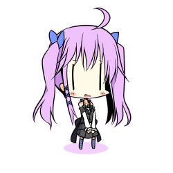 Rule 34 | 1girl, chibi, original, purple hair, shirasu youichi, solo, twintails, yukaribe setsuko, | |